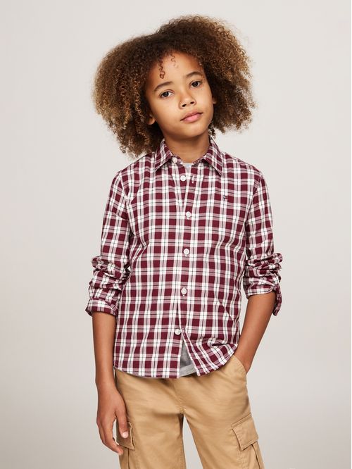 SMALL CHECK REGULAR SHIRT LS