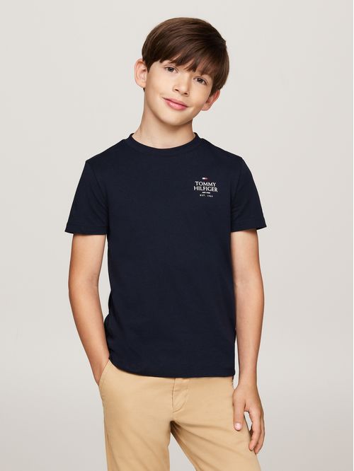 TH LOGO PUFF PRINT REG TEE SS