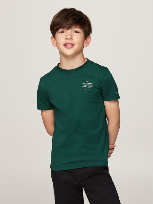 TH LOGO PUFF PRINT REG TEE SS