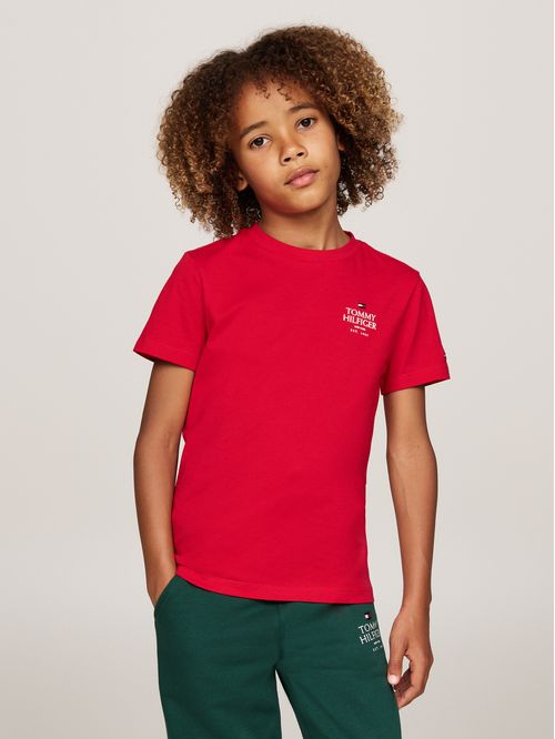 TH LOGO PUFF PRINT REG TEE SS