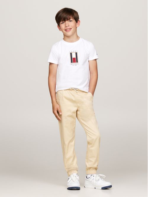 FLAG EMBROIDERED REG TEE SS