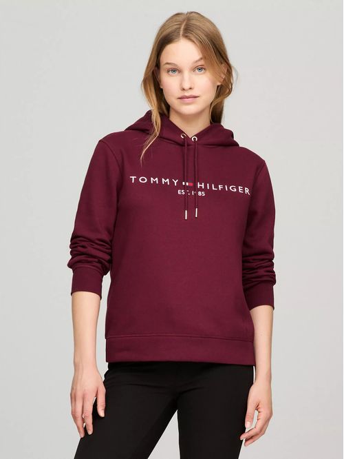 SWEATSHIRT W TH ESS HILFIGER FLEECE HOODI