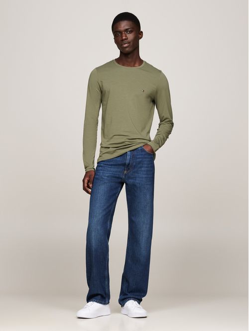 CAMISETA M/L C/E STRETCH SLIM FIT LONG SLEEVE T TH