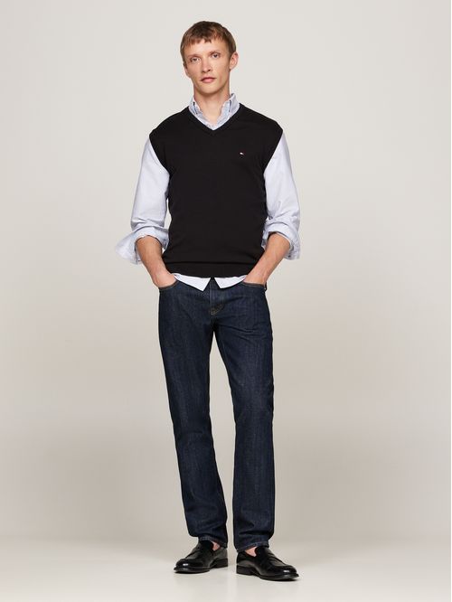 PULLOVER ESSENTIAL CTN V NK VEST TH