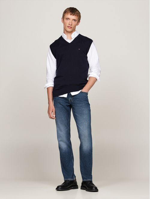 PULLOVER ESSENTIAL CTN V NK VEST TH