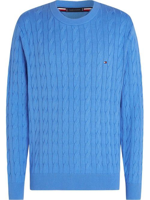SWEATER CLASSIC COTTON CABLE CREW NECK TH