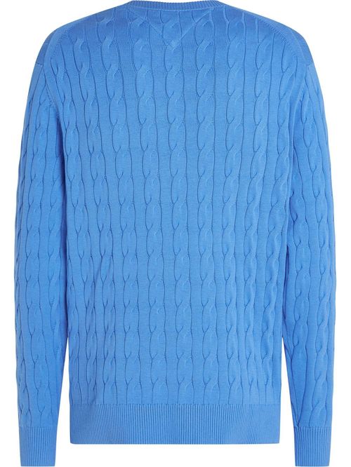 SWEATER CLASSIC COTTON CABLE CREW NECK TH