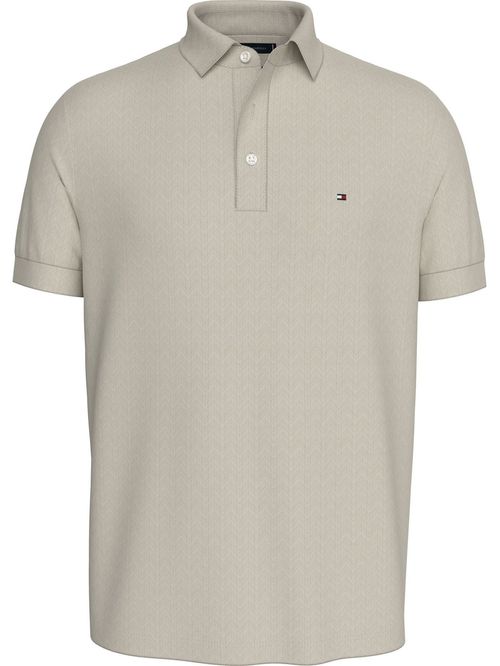 POLO M/C TWO TONE JACQUARD REG POLO TH