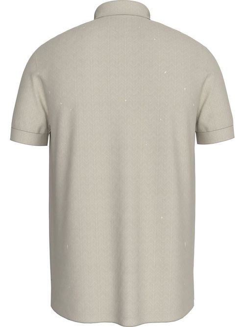 POLO M/C TWO TONE JACQUARD REG POLO TH