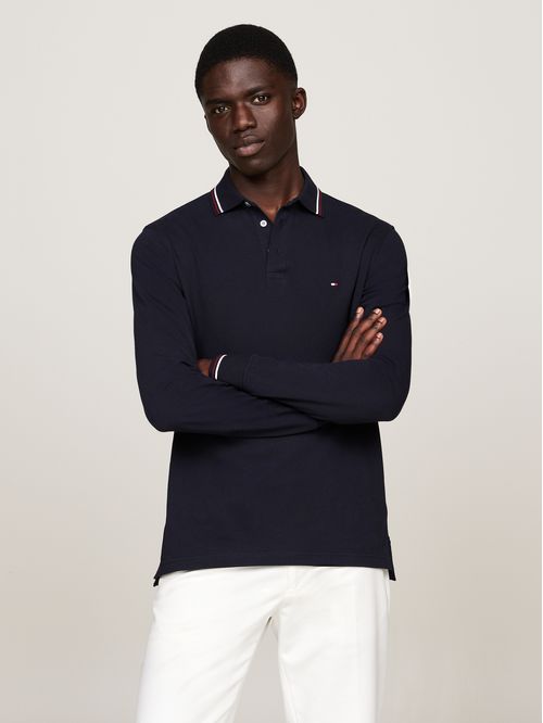 POLO M/L L/S TIPPED SLIM FIT POLO TH