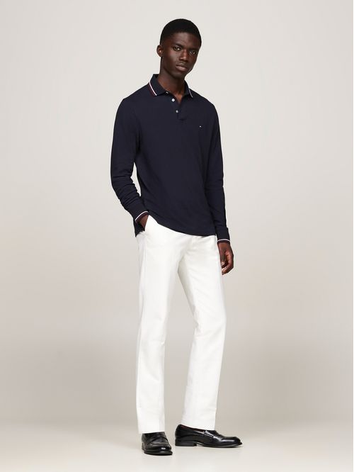 POLO M/L L/S TIPPED SLIM FIT POLO TH