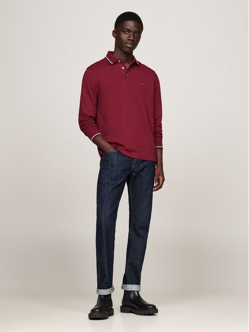 POLO M/L L/S TIPPED SLIM FIT POLO TH