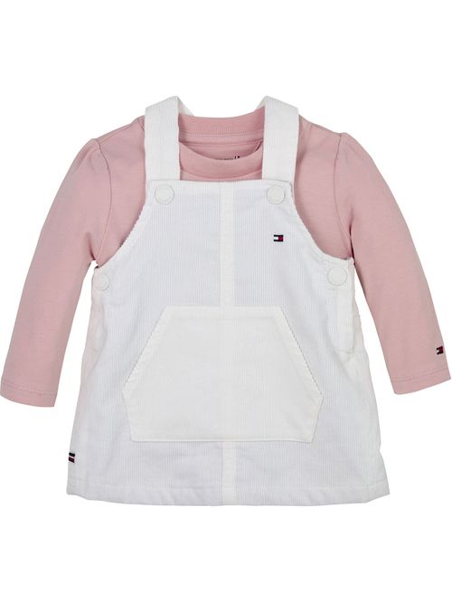 MONOTYPE CORD DUNGAREE DRESS S