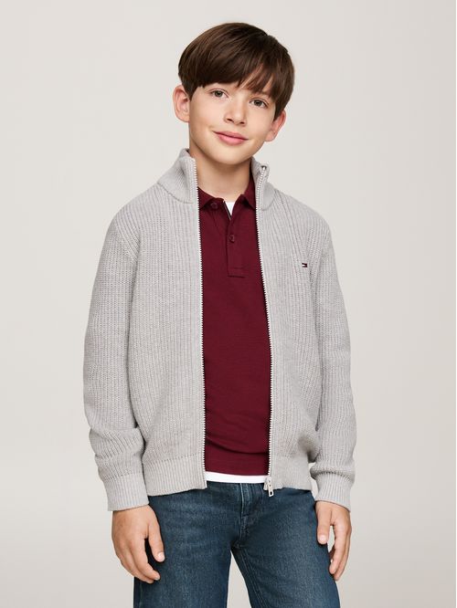 FLAG FULL ZIP SWEATER