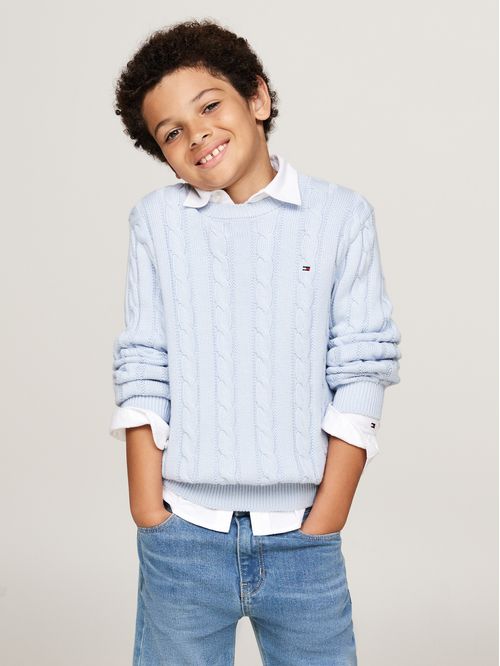 ESSENTIAL REG CABLE SWEATER TH