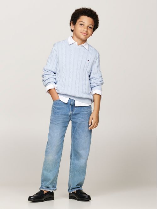 ESSENTIAL REG CABLE SWEATER TH