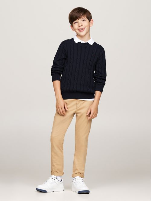 ESSENTIAL REG CABLE SWEATER