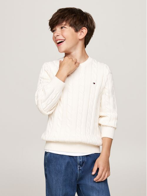 ESSENTIAL REG CABLE SWEATER