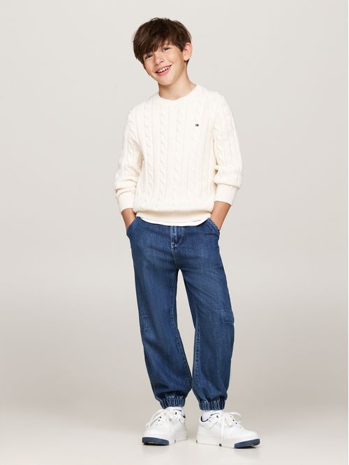 ESSENTIAL REG CABLE SWEATER