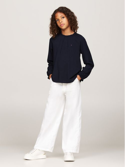 RUFFLE REGULAR TEE LS
