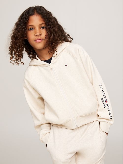 ESSENTIAL EMBROIDERED ZIP THRU