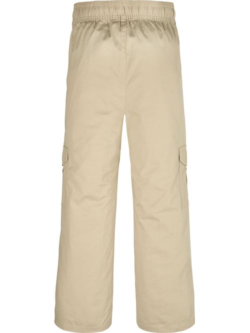 SOFT COTTON TWILL WIDE LEG PAN