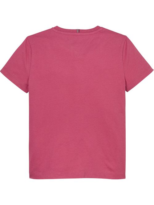TOMMY SCRIPT GLITTER TEE SS