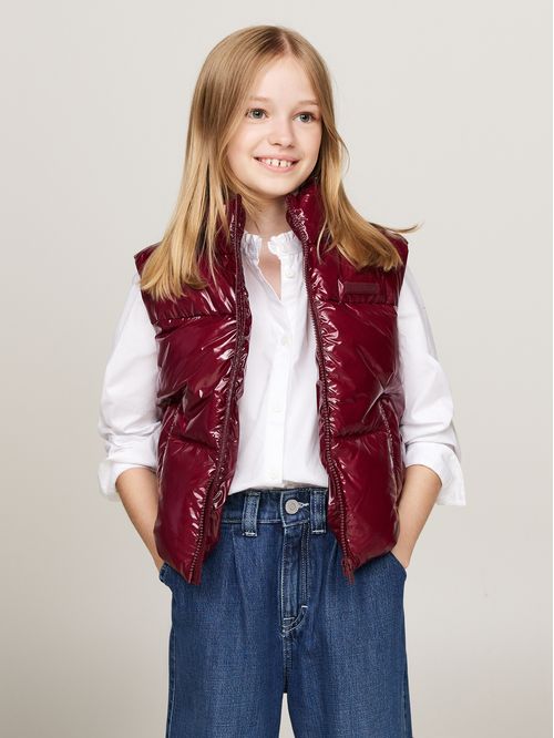 NEW YORK GLOSSY PUFFER VEST