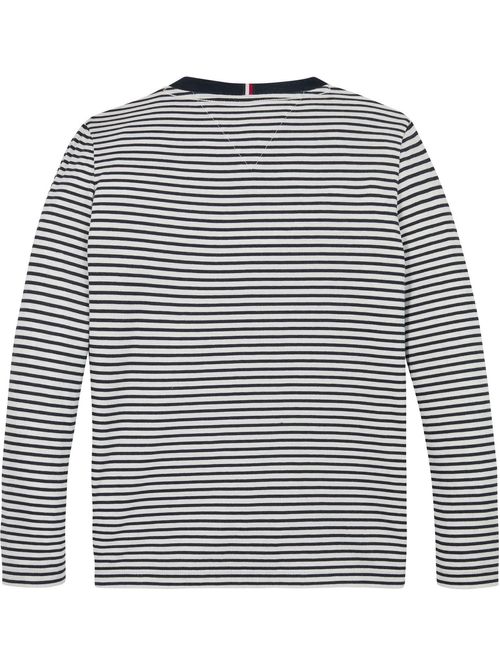 FLAG RIB INSERT TEE L/S