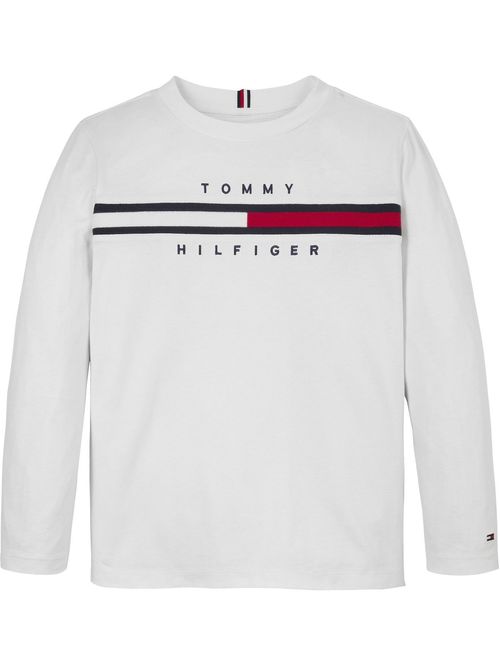 IM FLAG RIB INSERT TEE L/S