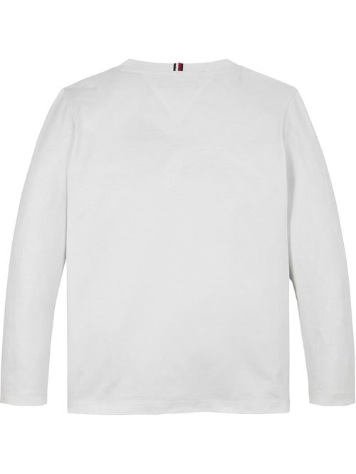 IM FLAG RIB INSERT TEE L/S