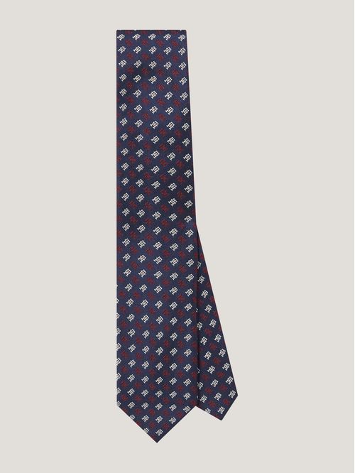 CORBATA TH MONOGRAM WOVEN TIE
