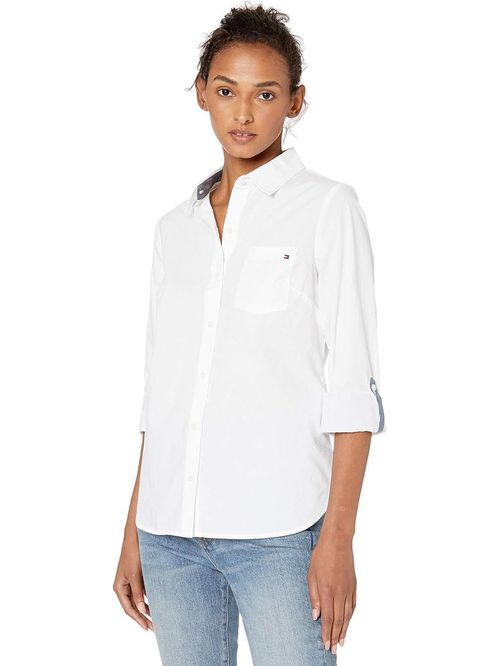 BLUSA ROLL TAB- SOLID TH