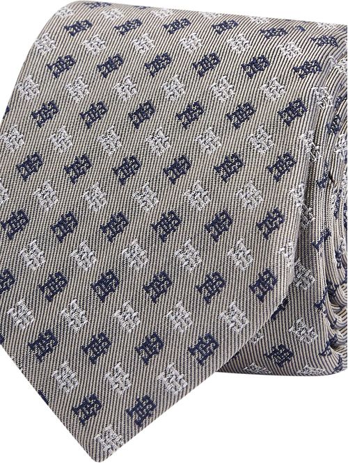 CORBATA TH MONOGRAM WOVEN TIE