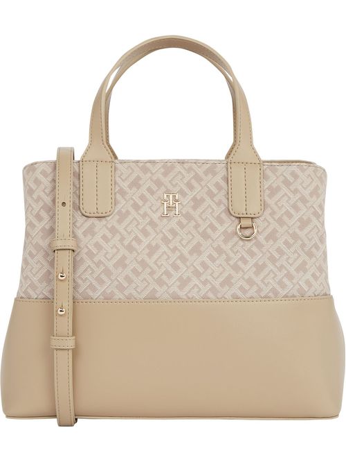TH JACQUARD MED SATCHEL