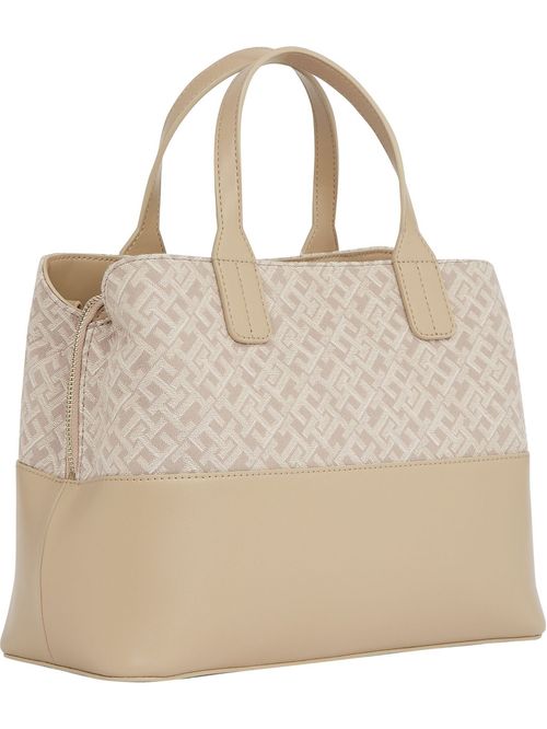 TH JACQUARD MED SATCHEL