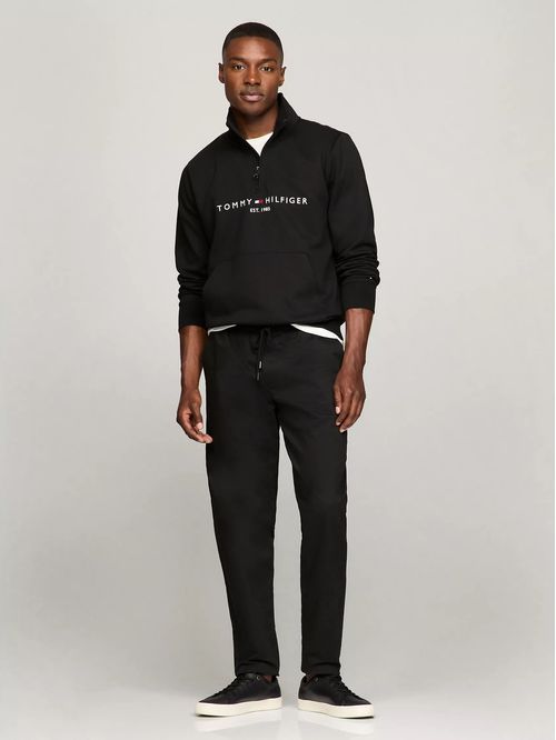 M TOMMY LOGO MOCKNECK