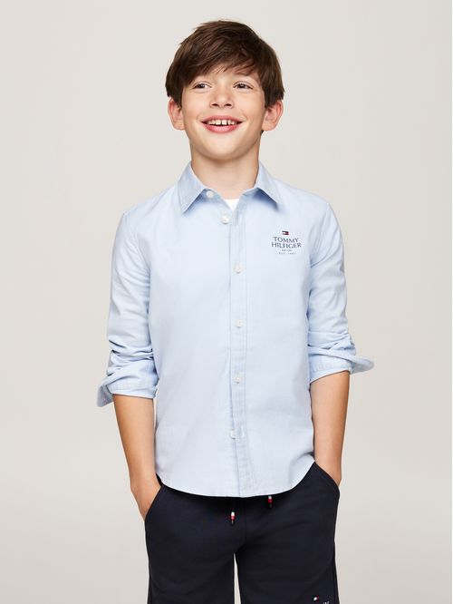 TH LOGO REG OXF SHIRT LS