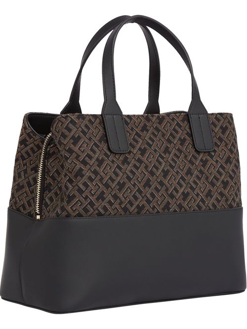 TH JACQUARD MED SATCHEL