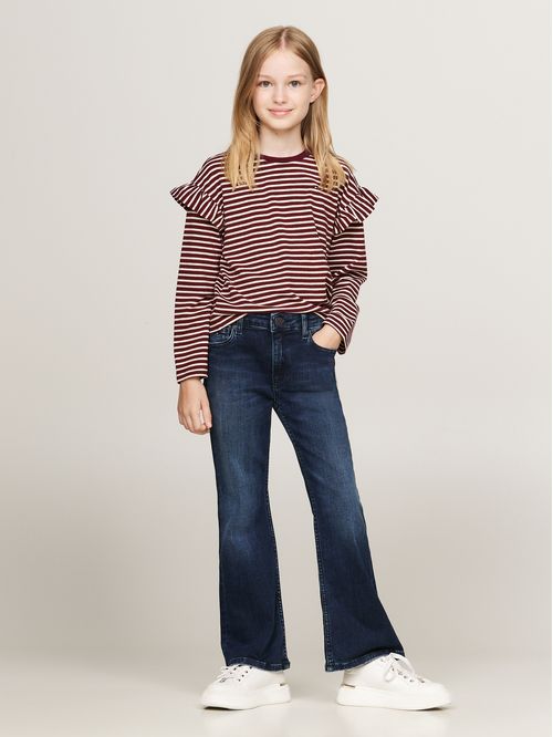 LUREX STRIPE TEE LS