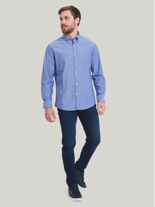 CAMISA VESTIR DRESS SHIRT NAVY
