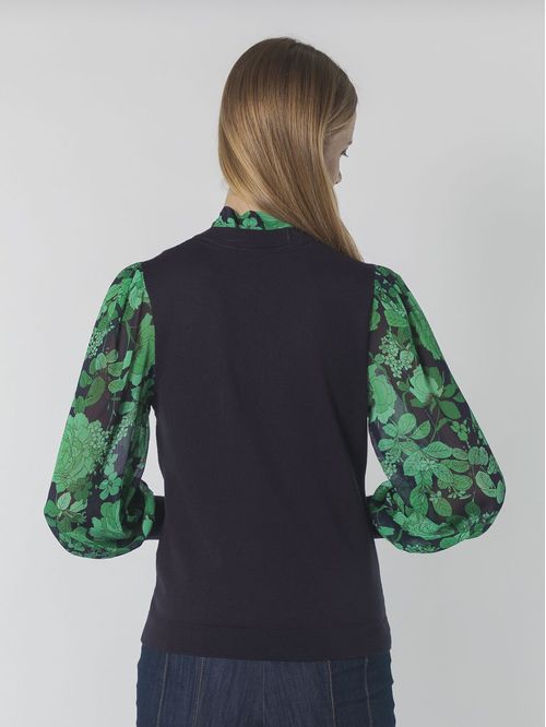 SWEATER 2FER GRDN TIE SWTR