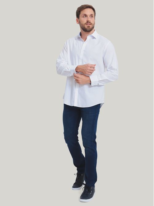 CAMISA VESTIR DRESS SHIRT WHITE