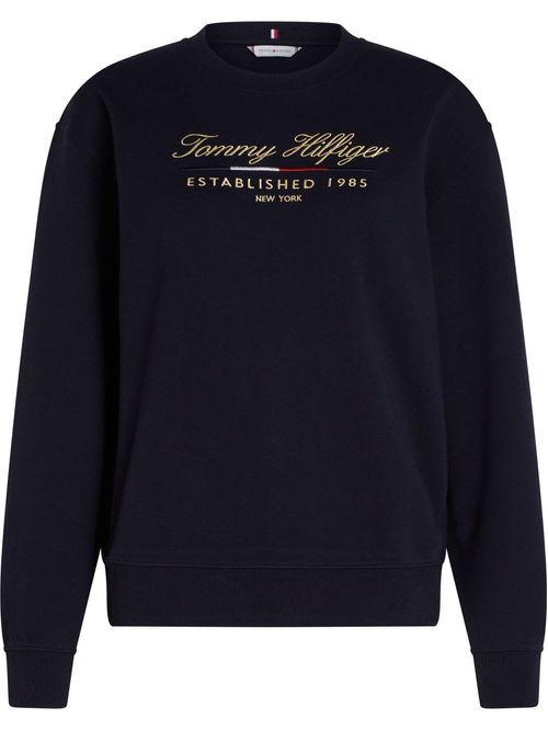 SWEATSHIRT MDRN REG SCRIPT C-NK SWTSHRT