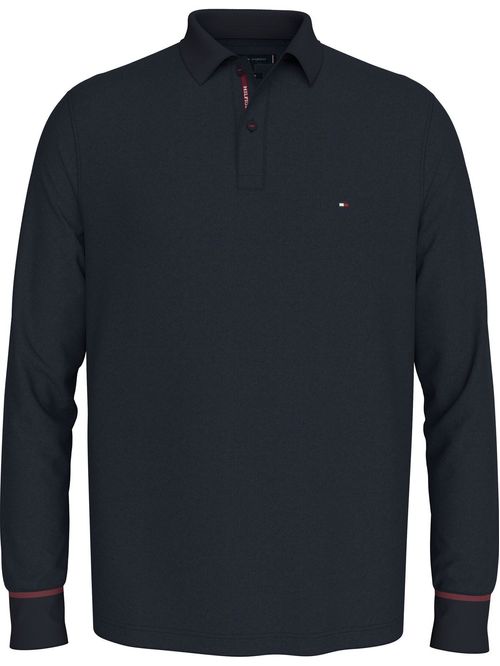 L/S PLACKET INTEREST REG POLO