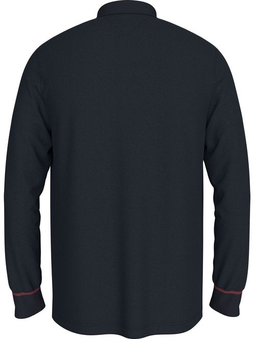 L/S PLACKET INTEREST REG POLO