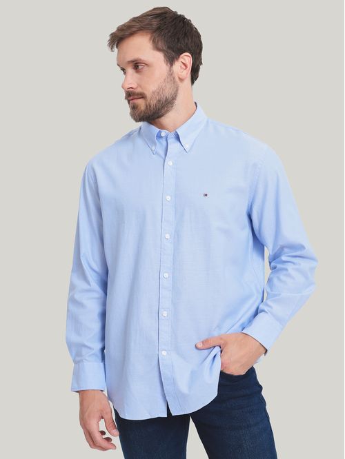 CAMISA VESTIR DRESS SHIRT LIGHT BLUE