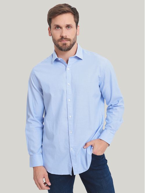 CAMISA VESTIR DRESS SHIRT LIGHT BLUE