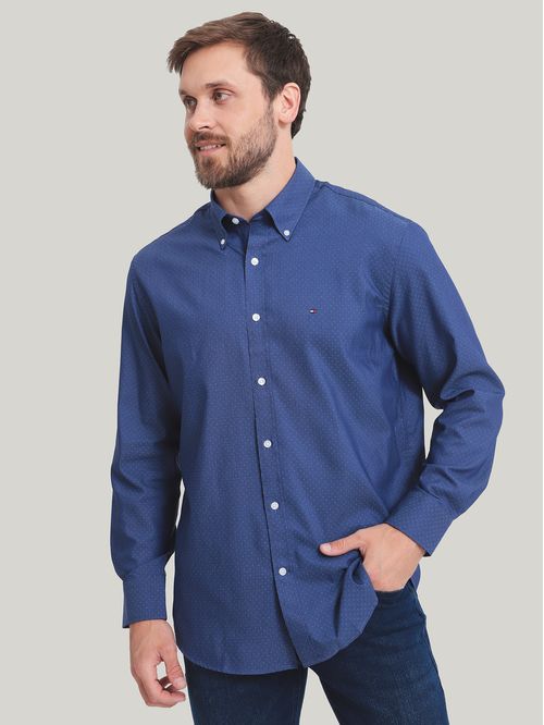 CAMISA VESTIR DRESS SHIRT ESTATE BLUE