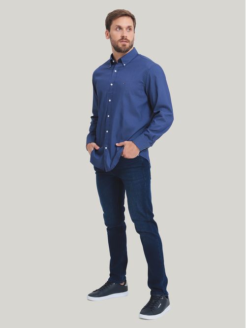 CAMISA VESTIR DRESS SHIRT ESTATE BLUE